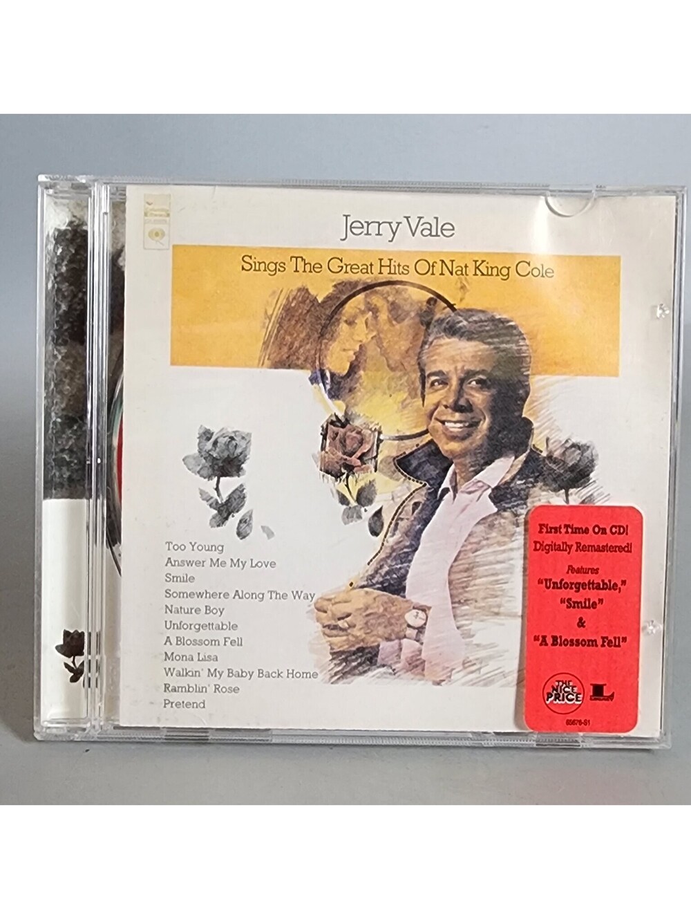 Jerry Vale Sings The Great Hits Of Nat King Cole CD Digitally Remastered First
